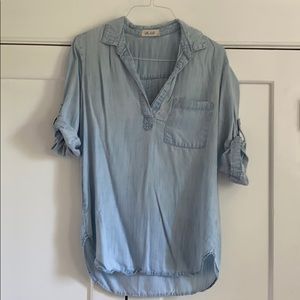 Bella Dahl chambray top